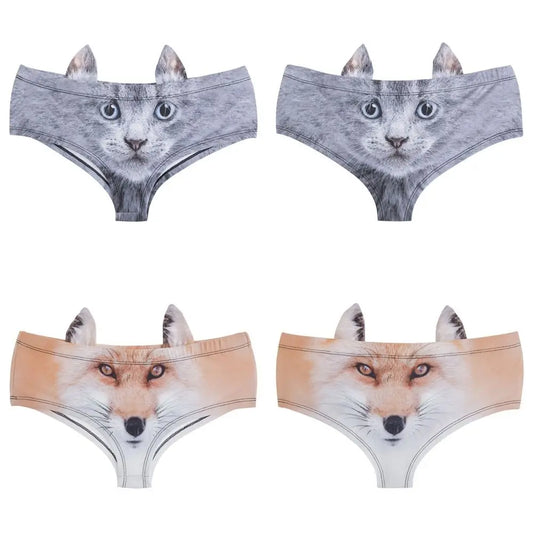 Calzones tiernos con dibujos de animales