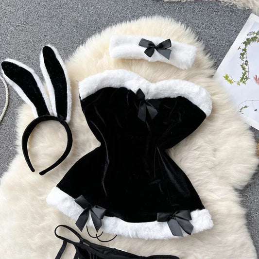 Conjunto Playboy de conejita sexy