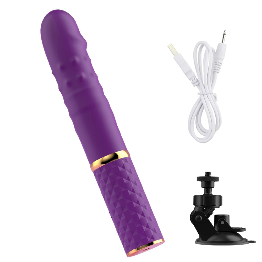 Dildo Vibrador Telescopico para mujeres principiantes