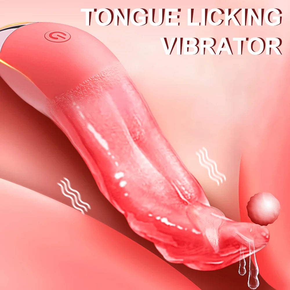Poderoso vibrador de lengua para el clitoris