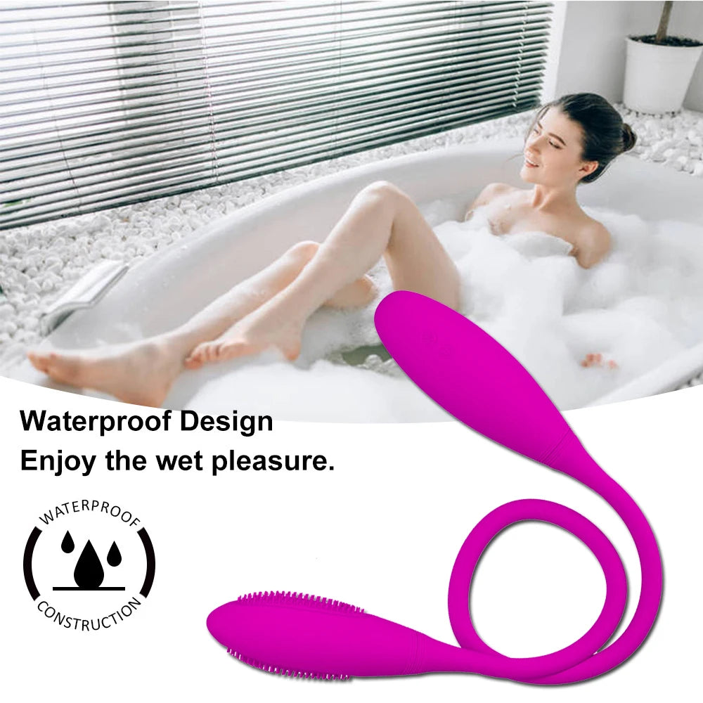 Dildo Vibrador Anal de doble cabeza juguete masturbador