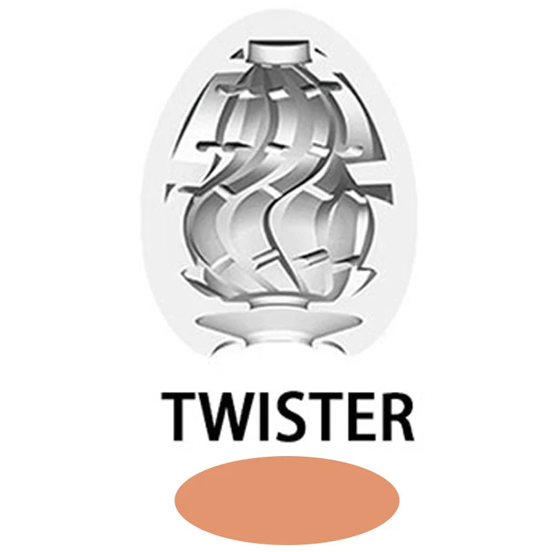 Huevos masturbadores de silicona para hombres Estimulación Masajeadores