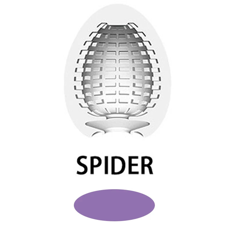 Huevos masturbadores de silicona para hombres Estimulación Masajeadores