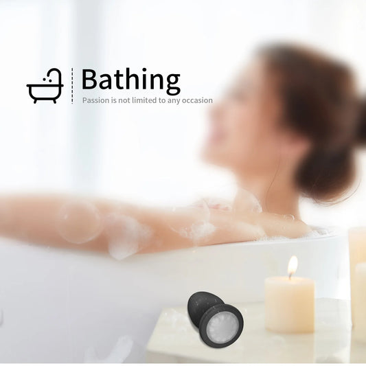 Plug Anal iluminado, brilla en la oscuridad, luz led de Silicona