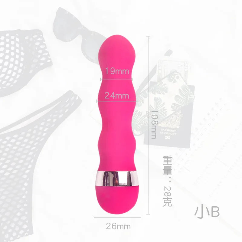 Dildo Vibrador y Masturbador Femenino G Spot, Clitoris y estimulador anal