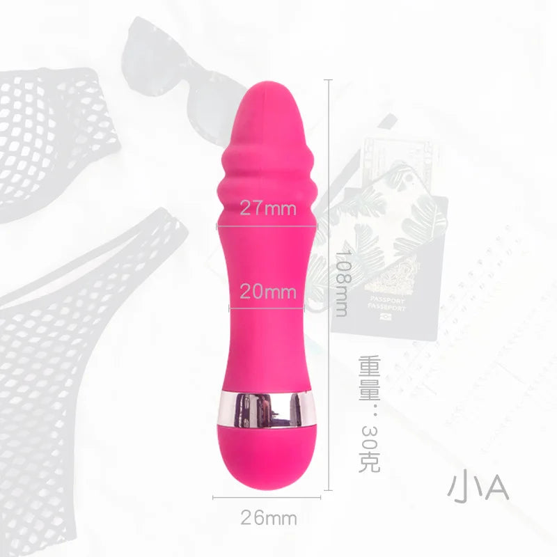 Dildo Vibrador y Masturbador Femenino G Spot, Clitoris y estimulador anal