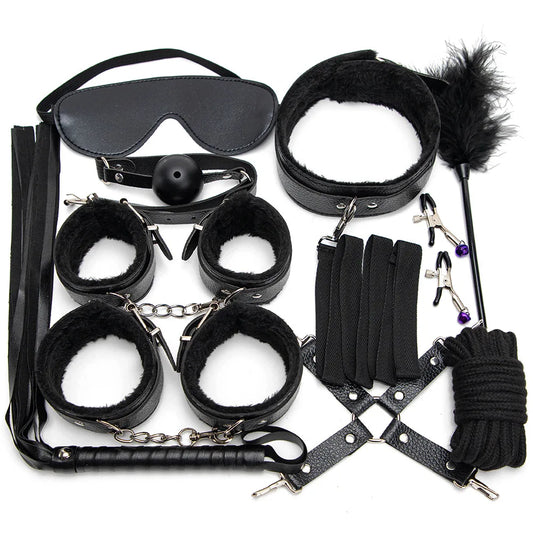 Bondage Kit de 10 piezas BDSM