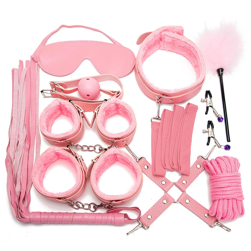 Bondage Kit de 10 piezas BDSM