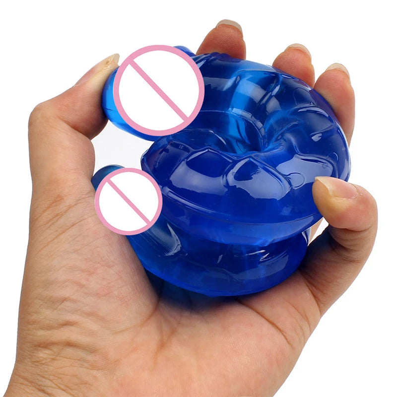 Dildo de silicona suave de doble cabeza