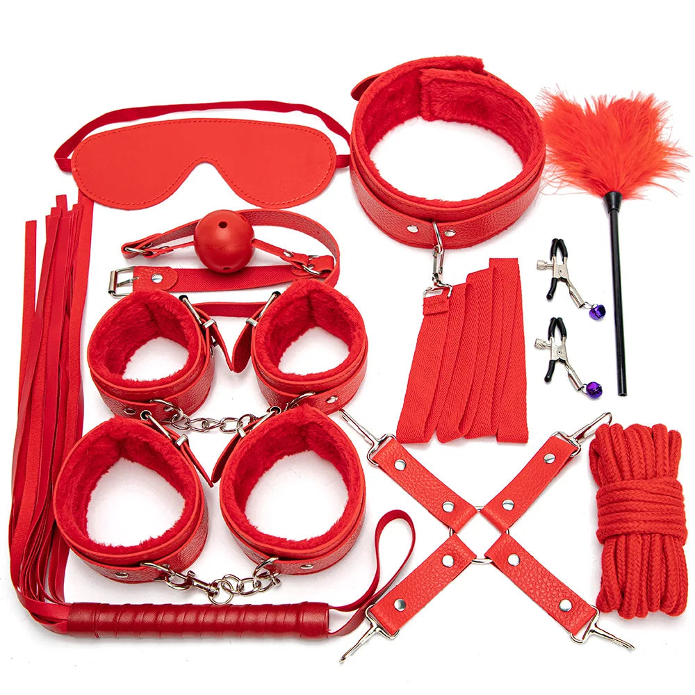 Bondage Kit de 10 piezas BDSM