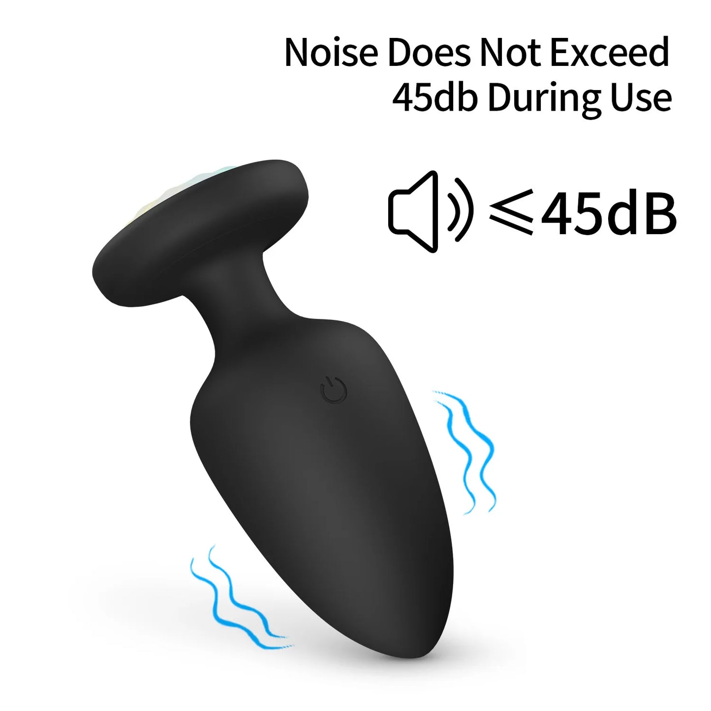 Plug Anal iluminado, brilla en la oscuridad, luz led de Silicona