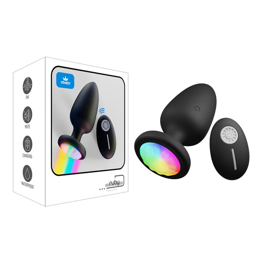 Plug Anal iluminado, brilla en la oscuridad, luz led de Silicona