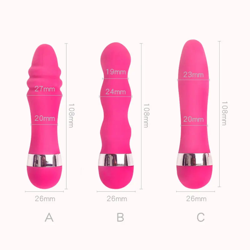 Dildo Vibrador y Masturbador Femenino G Spot, Clitoris y estimulador anal