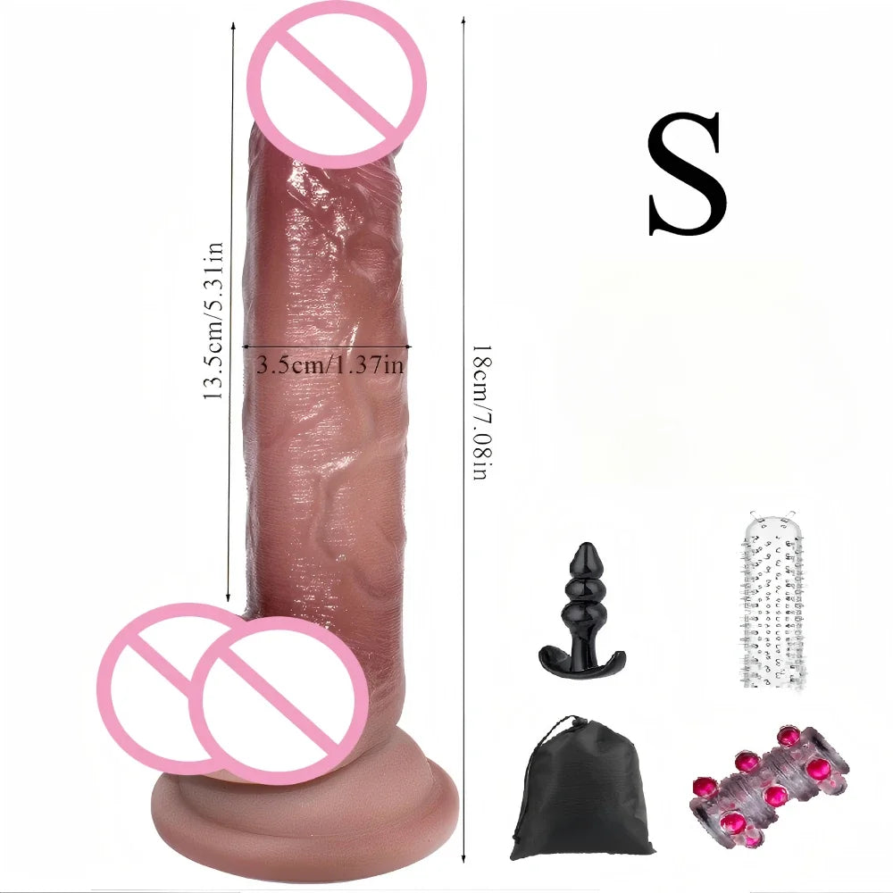 Dildos Realitas de Silicona para mastirbación y penetración erótica