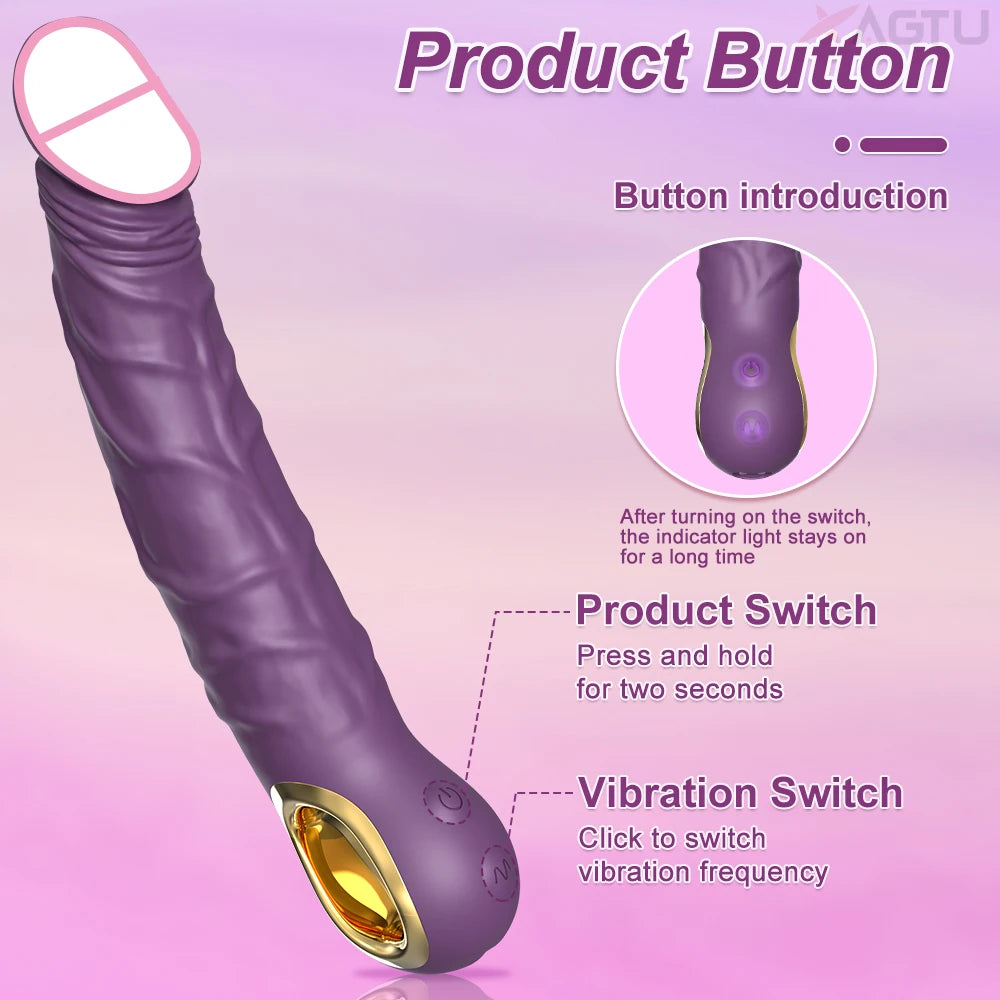 Poderoso Dildo vibrador para mujeres