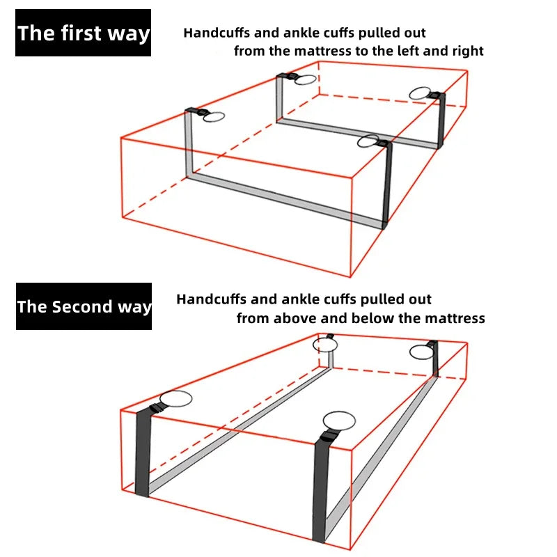 Set de esposas Bdsm Bondage Juegos adultos