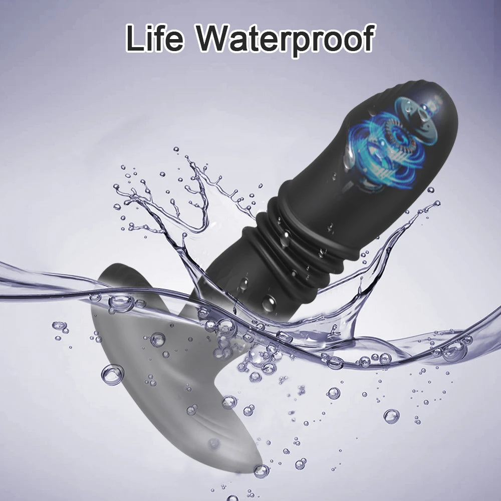 Vibrador Telescópico Anal Masajeador Wireless