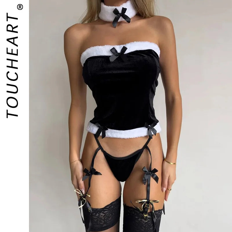 Conjunto Playboy de conejita sexy