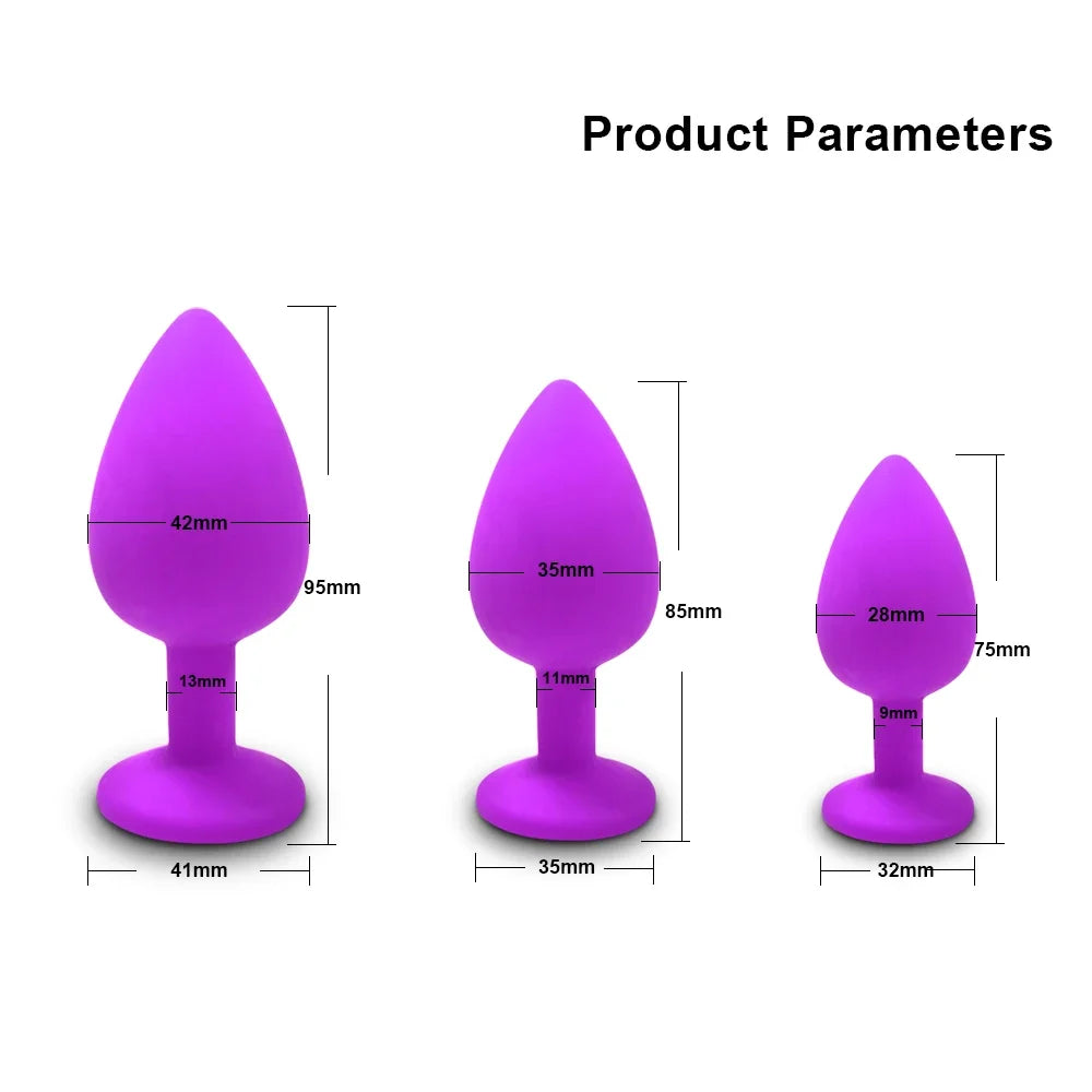 Plugs Anales de Silicona Suave