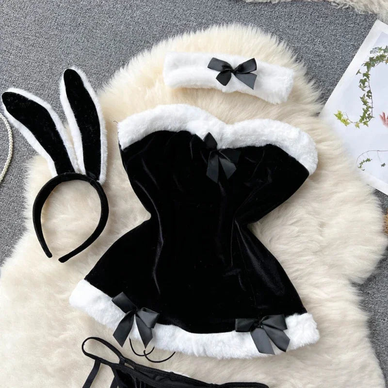 Conjunto Playboy de conejita sexy