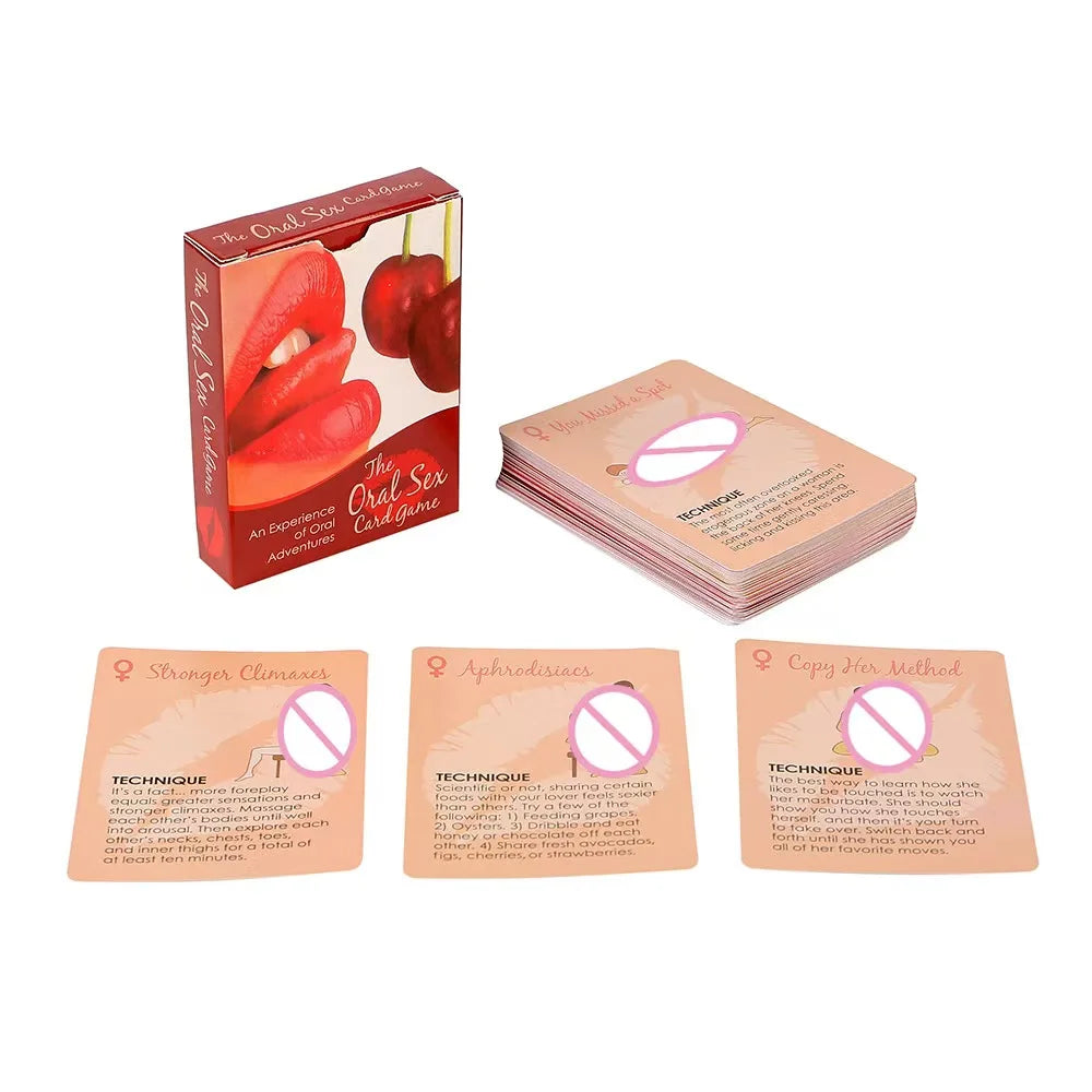 Juego de Cartas de Posturas de Sexo