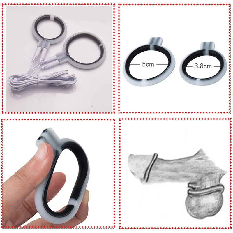 Eletroestimulador BDSM para pezones, ano y otras zonas del cuerpo