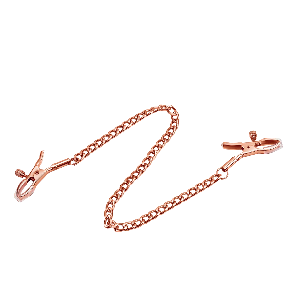 Set de Pinzas con cadenas para pezones Bondage