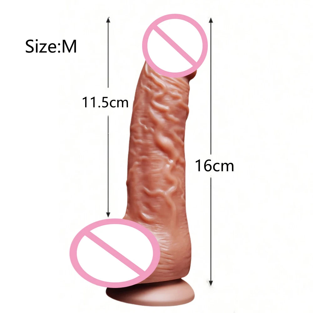 Dildo suave y realista G-spot para estimulación