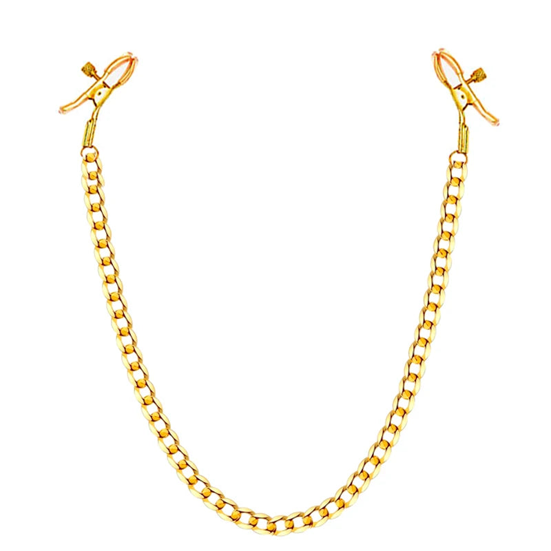 Set de Pinzas con cadenas para pezones Bondage
