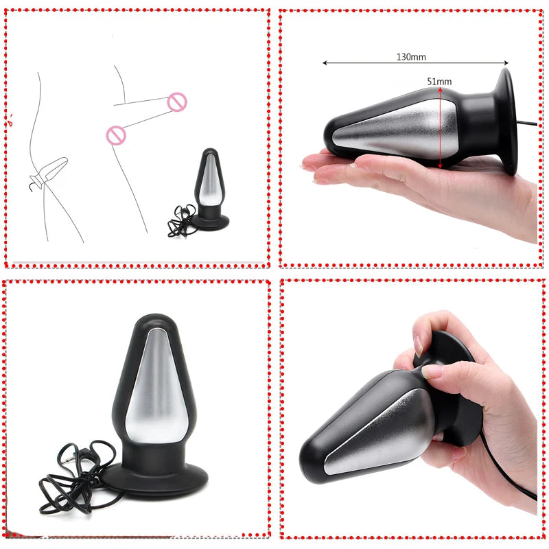 Eletroestimulador BDSM para pezones, ano y otras zonas del cuerpo