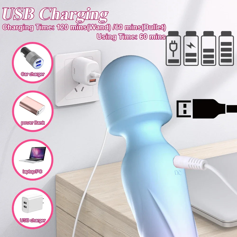 Potente Dildo Estimulador femenino y masajeador