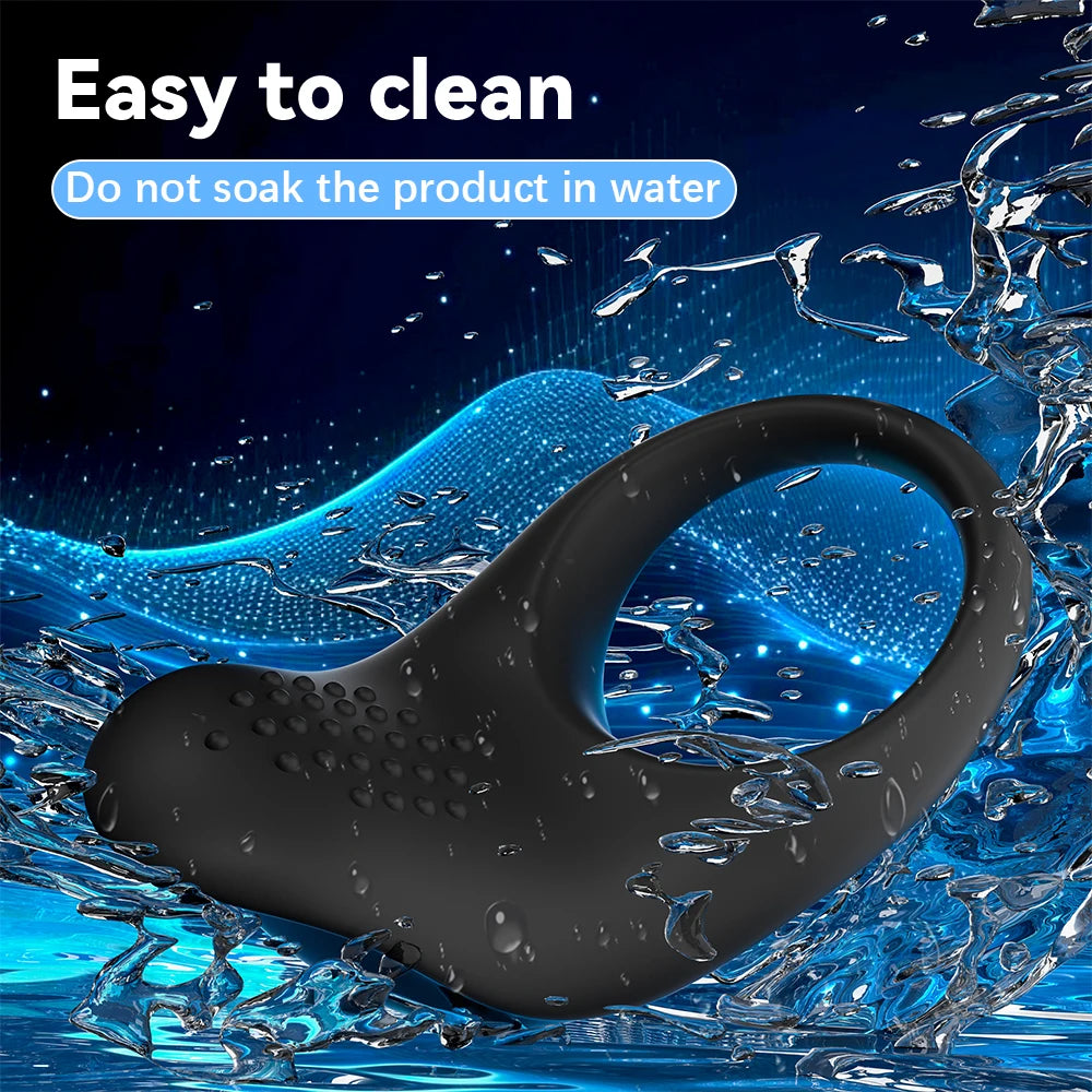Anillo vibrador para Hombres retardante de la eyaculación