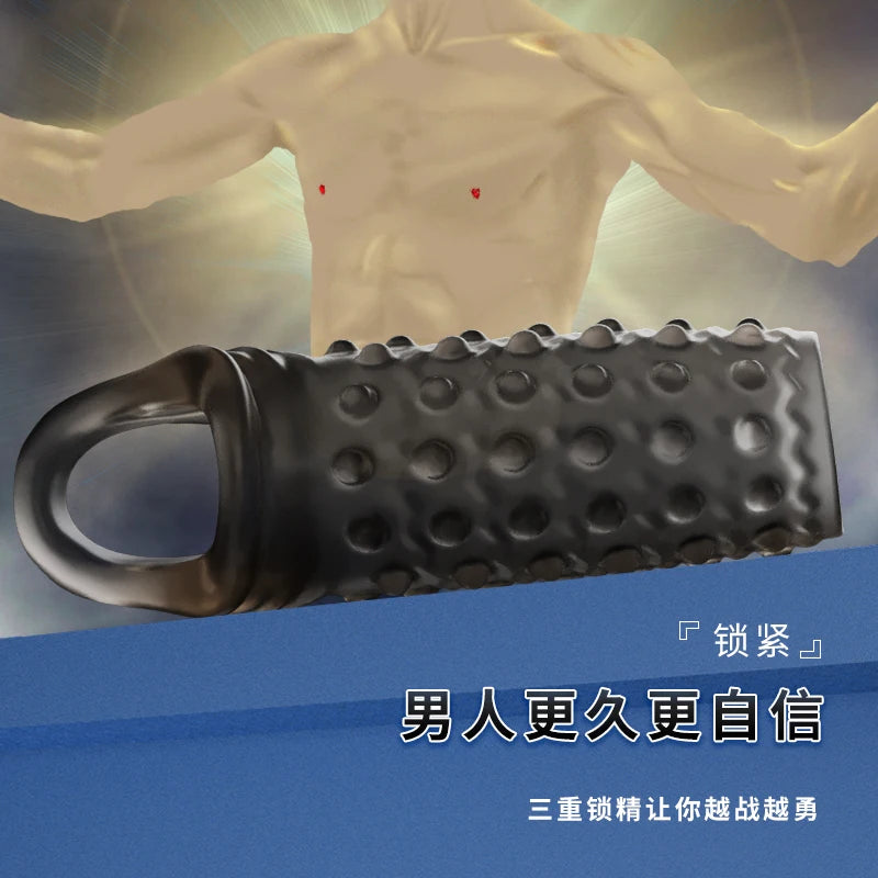 Dildo extendido para el pene preferible para penetración anal