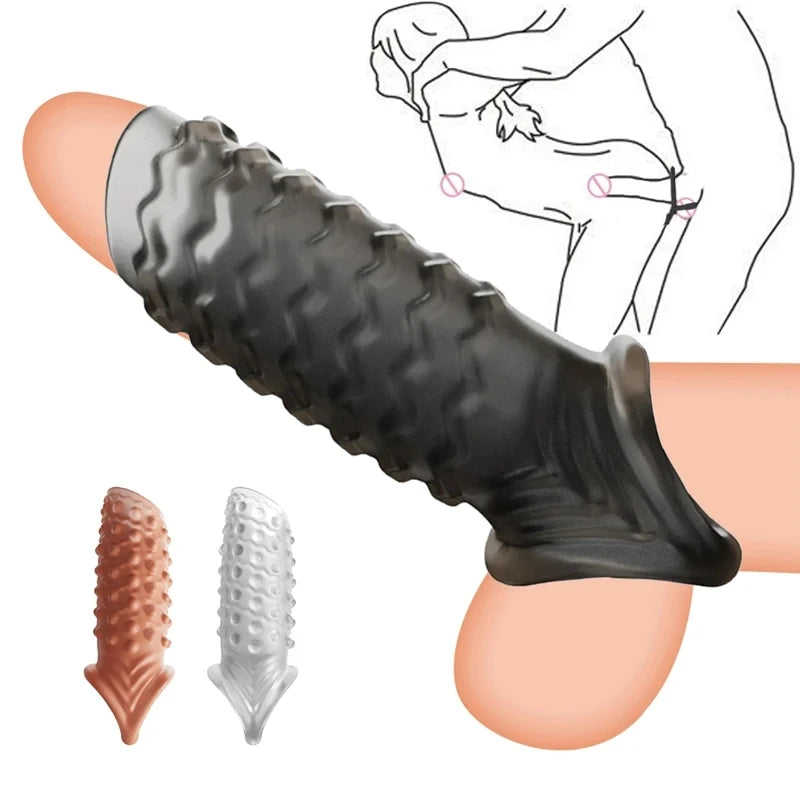 Dildo extendido para el pene preferible para penetración anal
