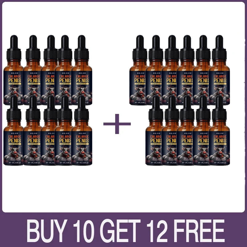 Aceite escencial para aumentar el tamaño y grueso del pene