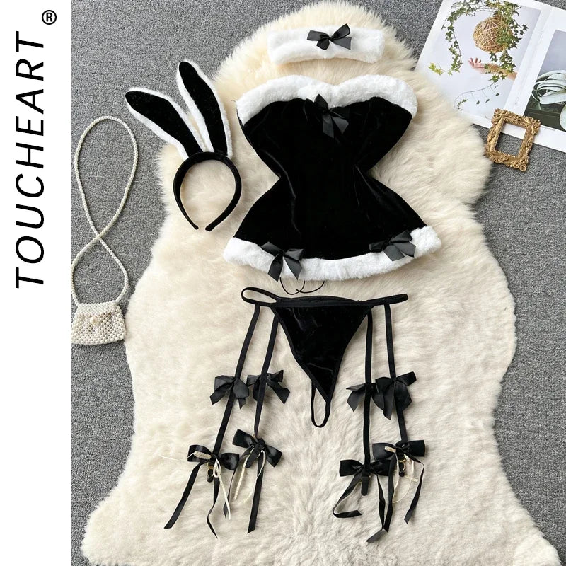 Conjunto Playboy de conejita sexy