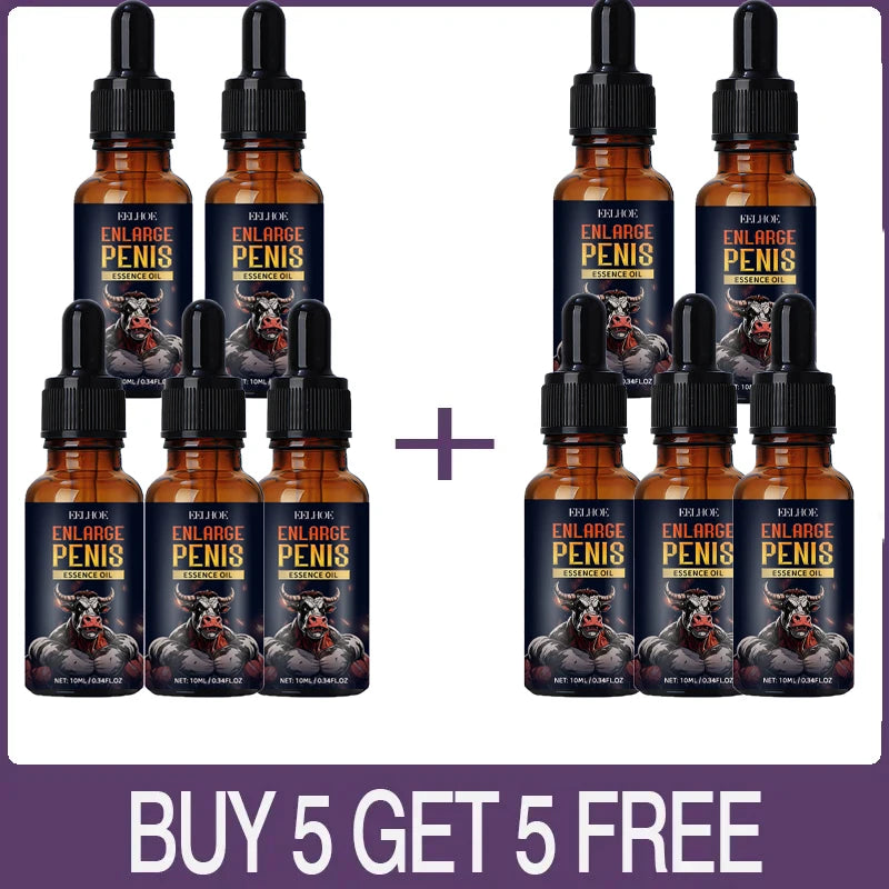 Aceite escencial para aumentar el tamaño y grueso del pene