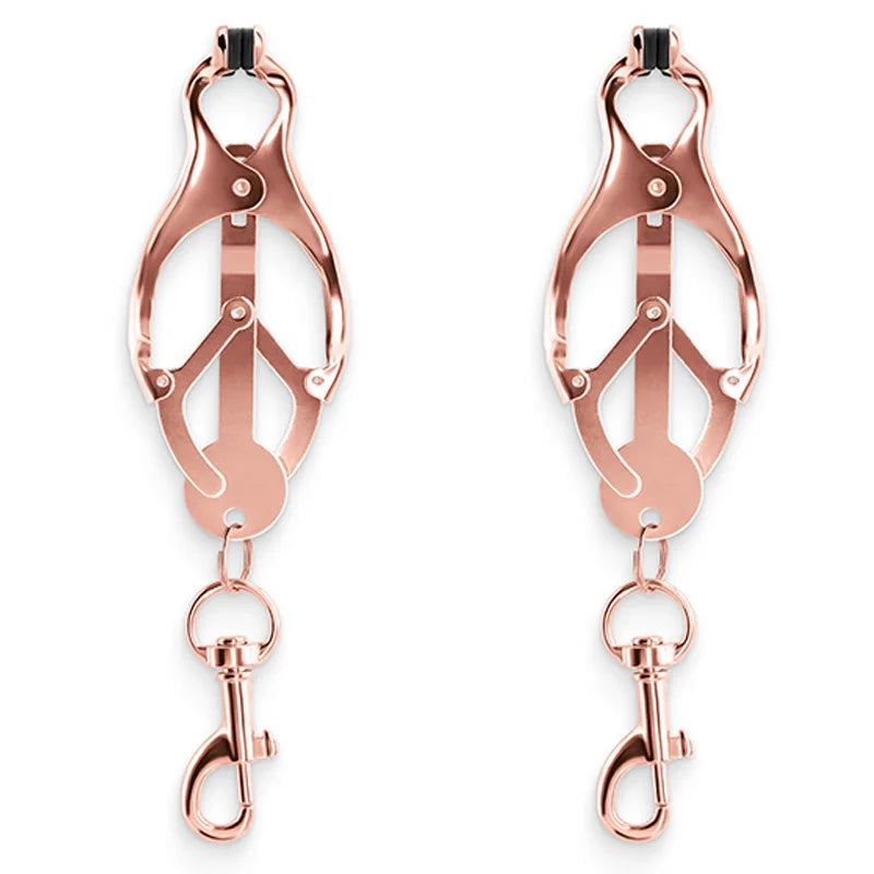 Set de Pinzas con cadenas para pezones Bondage