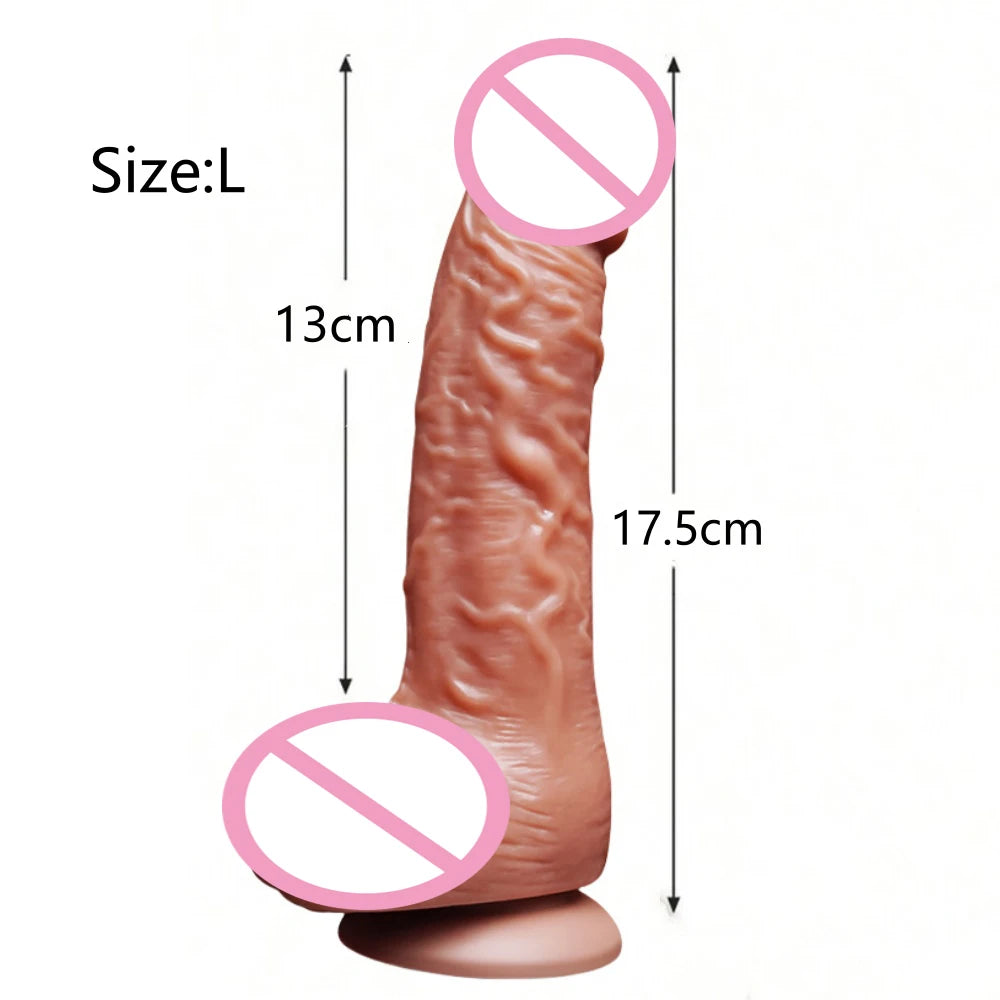 Dildo suave y realista G-spot para estimulación