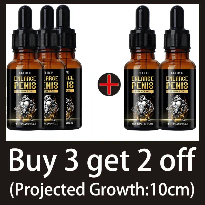 Aceite estimulador alargador del pene y retardante