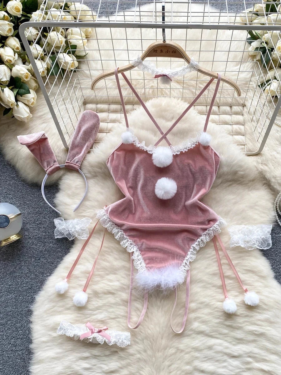 Conjunto Playboy de conejita sexy