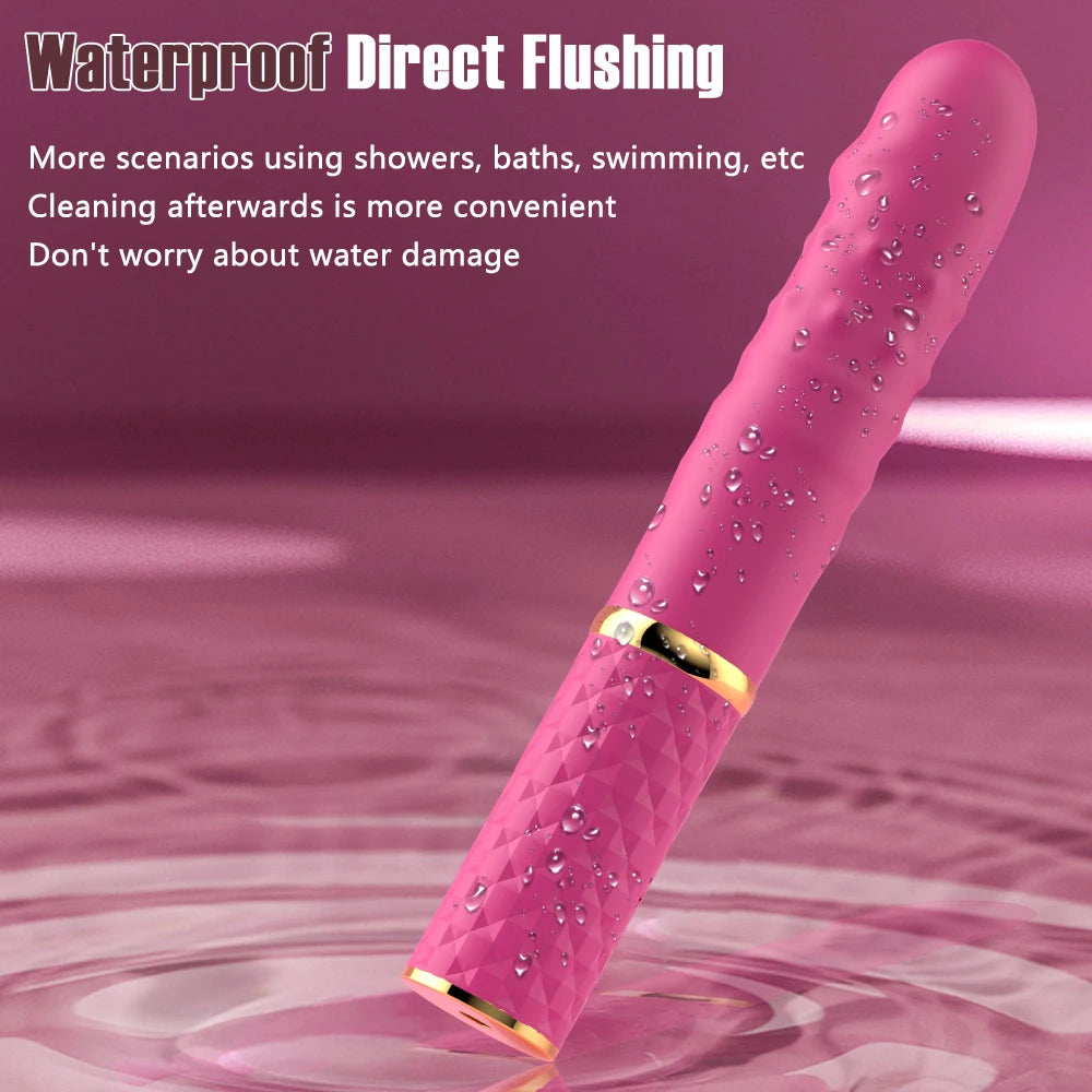 Dildo Vibrador Telescopico para mujeres principiantes
