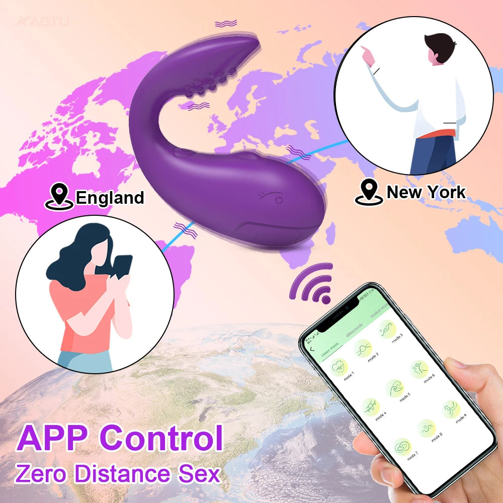 Vibrador Wireless para estimulación femenina