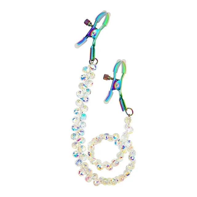 Set de Pinzas con cadenas para pezones Bondage