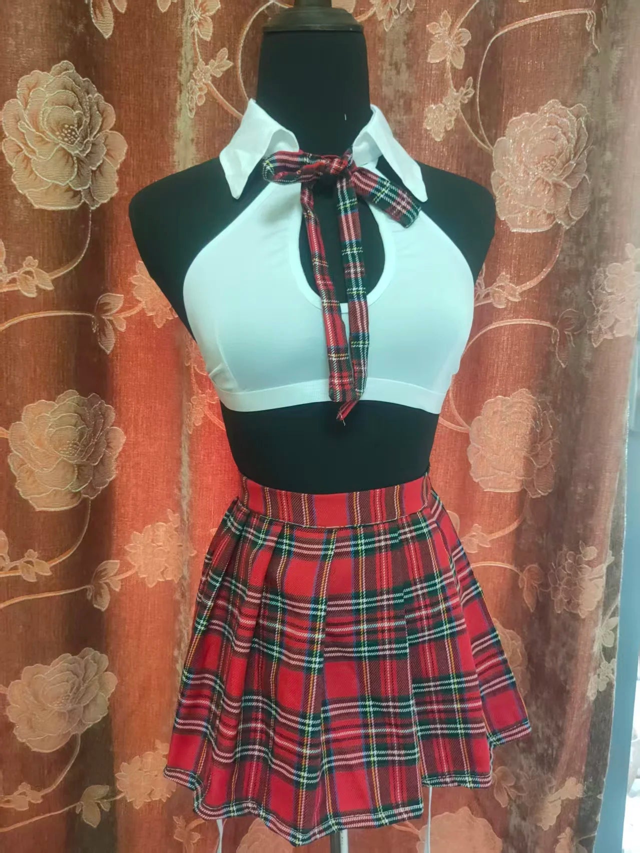 Cosplay Sexy Vestido de Babydoll colegiala