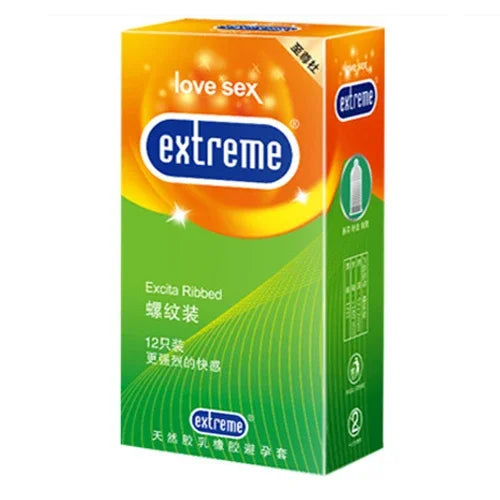 Set de 12 condones de latex lubricados