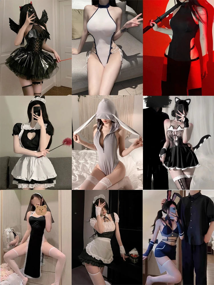 Vestido Erótica de Empleada Doméstica