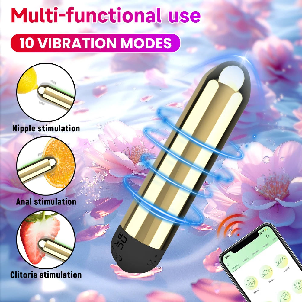 Mini bala vibradora para la ropa interior