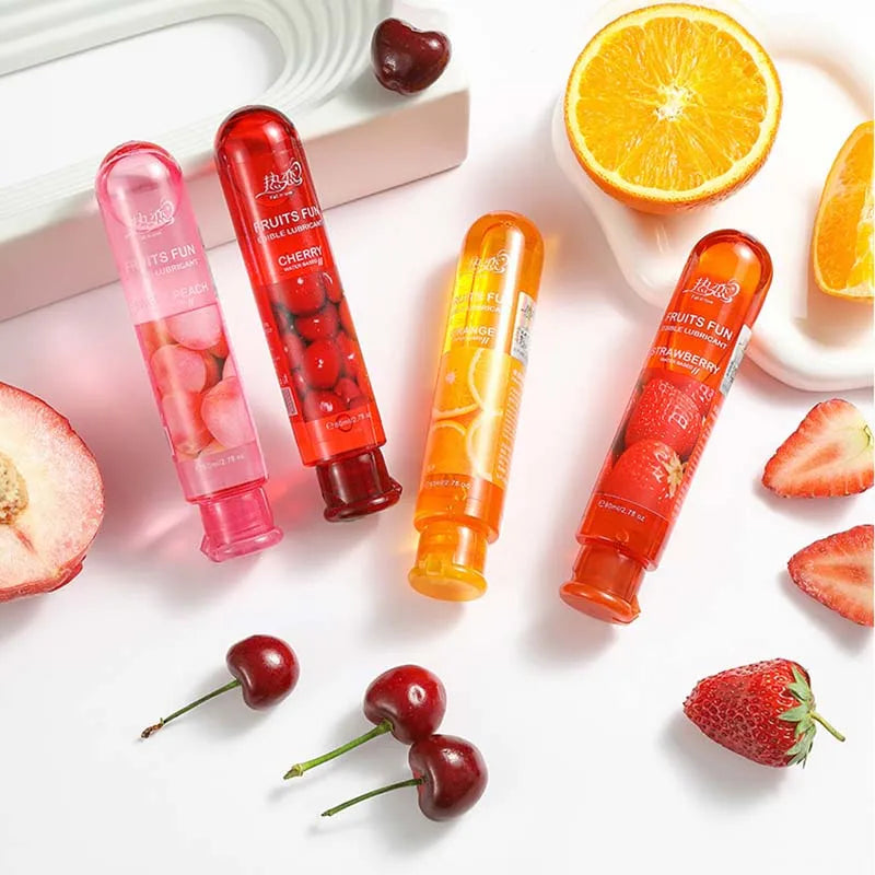 Lubricante en gel sabor a frutas para mayor placer anal y oral