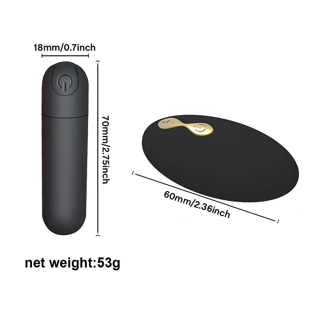 Bala vibradora para ropa interior